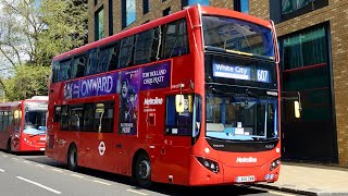 London Bus Route 607  White City to Uxbridge  Subtitles [upl. by Ruthann]