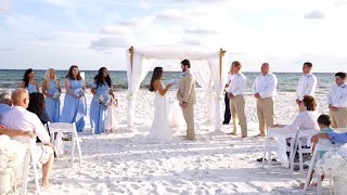 Destin Florida Beach Wedding  Dakota amp Payton Destination Wedding [upl. by Jdavie]