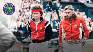 Bjorn Borg v John McEnroe Wimbledon Final 1980 Extended Highlights [upl. by Gayel]