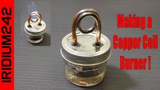 Build Your Own Copper Coil Alcohol Burner Stove [upl. by Annyrb272]