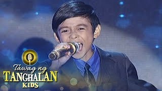 Tawag ng Tanghalan Kids Keifer Sanchez  Shine Grand Finals [upl. by Artap]