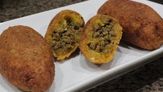 How to make Puerto Rican Alcapurrias de yuca Cassava [upl. by Shiroma]