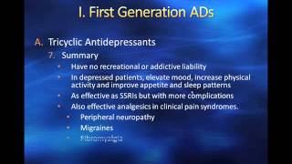 First and Second Generation Antidepressants [upl. by Ocinemod]