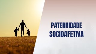 Paternidade socioafetiva [upl. by Anikat781]