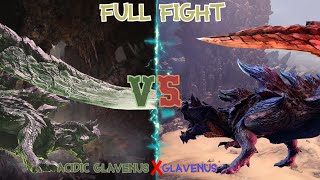 Acidic Glavenus Vs Glavenus FULL FIGHT Turf War [upl. by Willi]