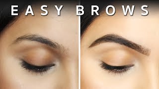 EASY BROWS  Beginners Eyebrow Tutorial [upl. by Seabrooke]