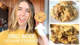 Making Small Batch Levain Chocolate Chip Cookies Quarantine Baking [upl. by Ardua490]