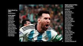 BBC FIFA World Cup 2022  Closing Montage [upl. by Won]