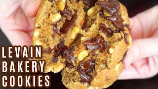 Levain Bakery Chocolate Chip Cookies Recipe  Simple and Delish by Canan [upl. by Renrut]