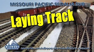 Building an N Scale Layout  Trackwork [upl. by Sidalg261]