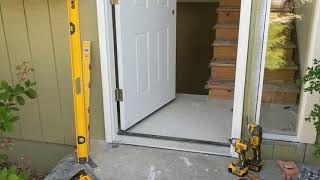 Jeld Wen Front Door Installation  Really crappy products and craftsmanship PART 1 [upl. by Sammons]