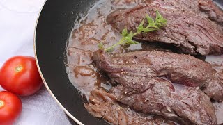 Recette  Onglet à léchalote [upl. by Noskcire]