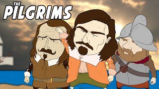 The Pilgrims Americas Favorite Weirdo Colonists  Animated History [upl. by Allekram]