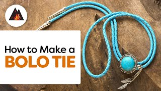 👔  Western Wear  How to Make a Bolo Tie [upl. by Nogras]