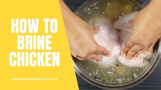 How to brine chicken [upl. by Hendren]