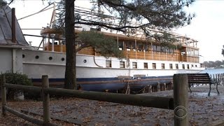 Historic yacht used by eight presidents rots away in Virginia [upl. by Aleiram559]