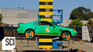 Defying Gravity Levitating a Car  MythBusters Jr [upl. by Brill]