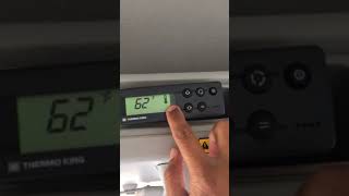 Thermo King V520RT V320 cab Command Tutorial [upl. by Annocahs]