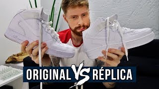 NIKE AIR FORCE 1 Réplica VS Original quais são as Diferenças entre os Tênis [upl. by Nais408]