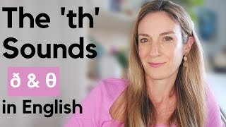 The two TH Sounds in English  ð amp θ  Consonants in English [upl. by Han]