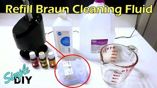 Refill Braun Cleaning Fluid Cartridge  Braun Shaver [upl. by Anerahs]