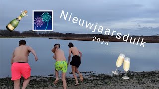 nieuwjaarsduik 2024 [upl. by Franciska]