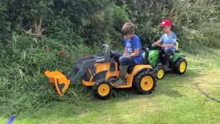 TRACTORS FOR KIDS  JOHN DEERE TRACTOR VIDEOS FOR CHILDREN [upl. by Elinet]