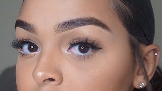 EYEBROW TUTORIAL BEGINNER FRIENDLY [upl. by Leimaj795]