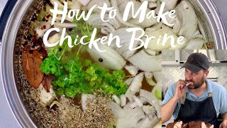 Chicken Brine Recipe  Wet and Dry [upl. by Acysej]