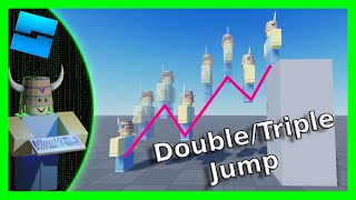 Roblox Double Jump Script  Roblox Studio Tutorial [upl. by Grous738]