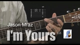 Im Yours  Jason Mraz  Guitar Lesson [upl. by Shih]