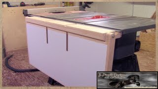 Make A Table Saw Out Feed Table [upl. by Tankoos70]