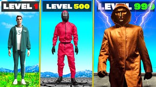 Level 1 SQUID GAME to Level 1000000000 in GTA 5 [upl. by Kauppi]