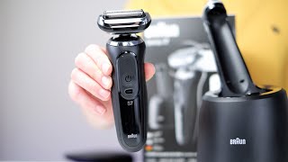 Braun Electric Razor Series 7 7085cc Wet amp Dry Shaver Unboxing 4k60p [upl. by Etnahs79]