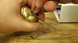 Picking a door knob lock [upl. by Petronilla]