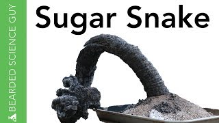 Carbon Sugar Snake Experiment Chemistry [upl. by Kus]