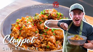 CLAYPOT CHICKEN RICE in a Rice Cooker  SHERSON LIAN [upl. by Irrac]