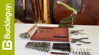 Comparison of Leather Hole Punch Tools amp How to Use Them [upl. by Radferd]