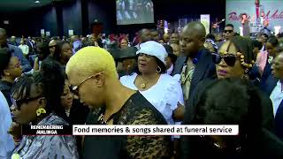 Emotional performance from Zahara at Robbie Malingas funeral [upl. by Cooper]