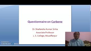 Questionnaire on Carbene [upl. by Ydor632]