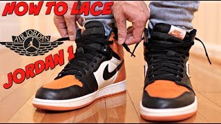 3 WAYS HOW I LACE amp STYLE MY JORDAN 1 [upl. by Behrens]