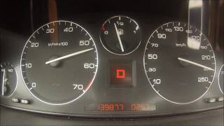 Peugeot 607 30 V6 Top Speed [upl. by Ewold351]