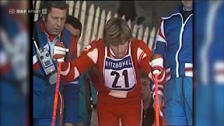 Alpine ski 1974 WC Kitzbuhel Hansi Hinterseer Slalom [upl. by Midian]