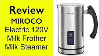 Review Miroco Milk Frother  How to make froth milk at home [upl. by Maclay]