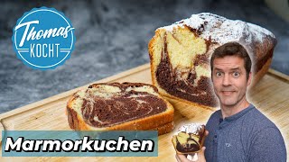 Marmorkuchen klassisch  saftig einfach und lecker [upl. by Annmaria66]