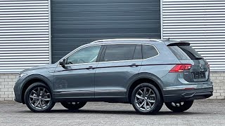 Volkswagen NEW Tiguan Allspace Life 2022 in 4K Platinum Grey 18 inch Kingston Walk around amp detail [upl. by Kosel]