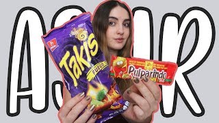 ASMR  PROBANDO DULCES MEXICANOS [upl. by Enymsaj]