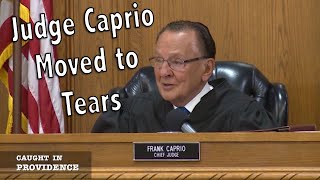 Judge Caprio Gets Emotional [upl. by Sansbury]