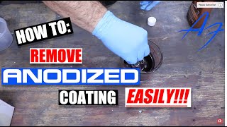 How To Remove Anodize FAST AND EASY [upl. by Elle]