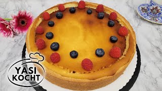 Käsekuchen klassisch ORIGINAL nach Oma´s Rezept  YasiKocht  Folge 29 [upl. by Sundberg]